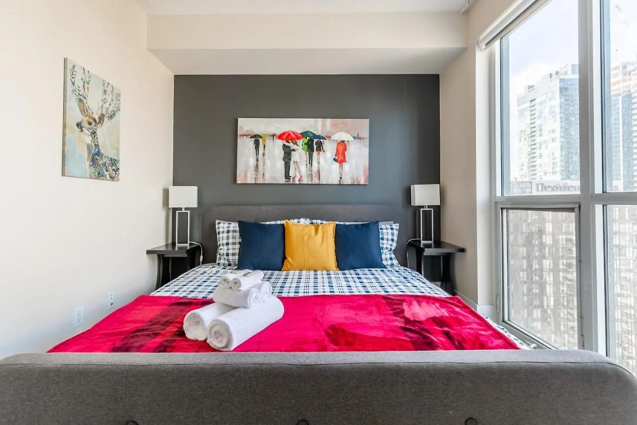 בית נופש טורונטו Luxury 1Br Condo - King Bed - Stunning City View